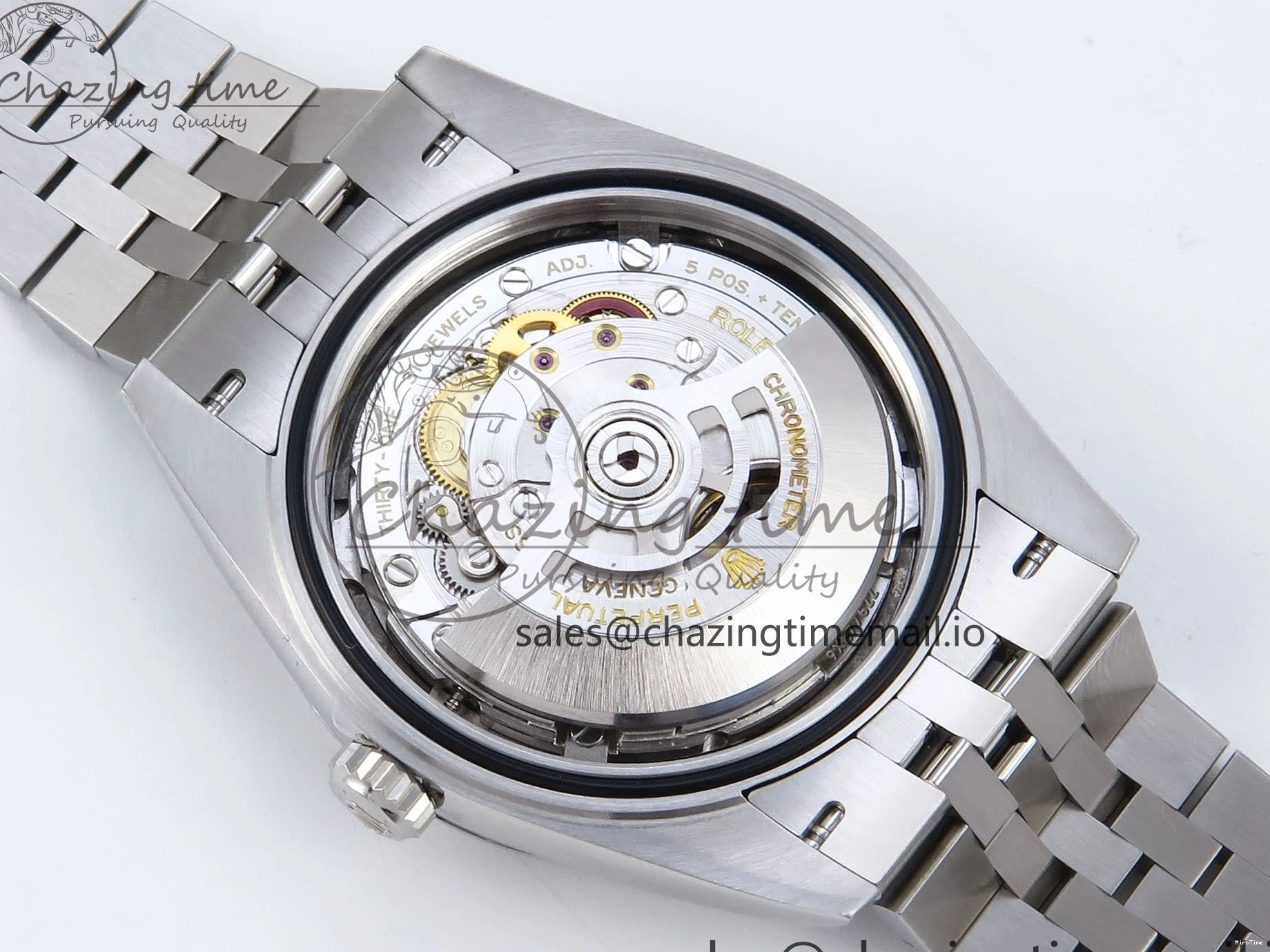 MiroTime 1230 Datejust 126334 41mm SS Clean 1:1 Best Edition White Pearl Moissanite Dial on SS Jubilee Bracelet VR Modern 898